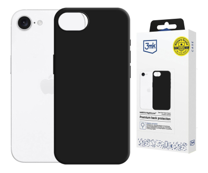 Etui do telefonów 3MK Hardy MagSilicone Black do iPhone 16E 5903108661249